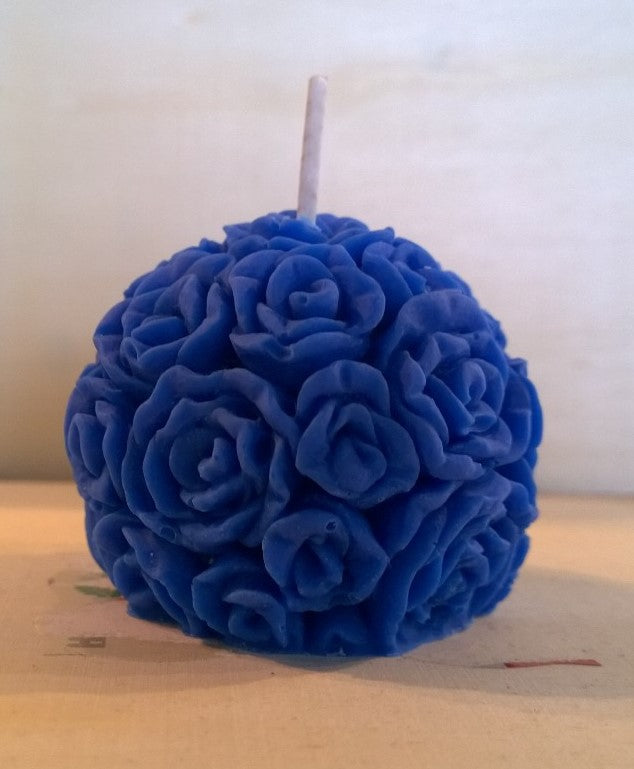 Small Rose Ball Fragranced Candle – Blossom in Every Glow